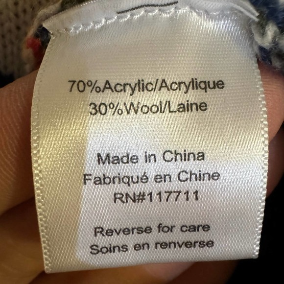 Paisley & Gray Aspen Mock Neck Wool Blend Men’s Sweater Size Medium - Picture 8 of 8